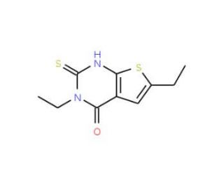 3,6-diethyl-2-mercaptothieno[2,3-d]pyrimidin-4(3H)-one - chemical structure image