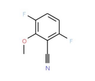 3,6-Difluoro-2-methoxybenzonitrile - chemical structure image