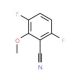 3,6-Difluoro-2-methoxybenzonitrile - chemical structure image