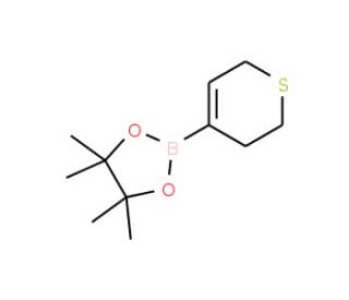 3,6-Dihydro-2H-thiopyran-4-ylboronic acid pinacol ester (CAS 862129-81-5) - chemical structure image