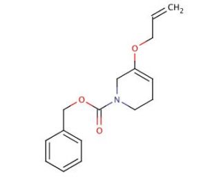Benzyl 5-(Allyloxy)-3,6-dihydro-1(2H)-pyridinecarbonate (CAS 244056-96-0) - chemical structure image