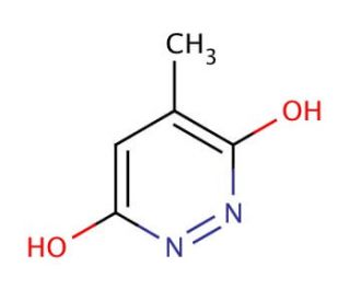 3,6-Dihydroxy-4-methylpyridazine (CAS 5754-18-7) - chemical structure image