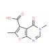 3,6-dimethyl-4-oxo-3,4-dihydrofuro[2,3-d]pyrimidine-5-carboxylic acid (CAS 872319-72-7) - chemical structure image