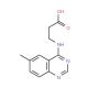 3-(6-Methyl-quinazolin-4-ylamino)-propionic acid - chemical structure image