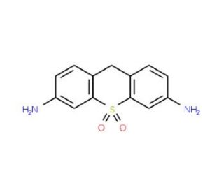 3,6-Thioxanthenediamine-10,10-dioxide (CAS 10215-25-5) - chemical structure image