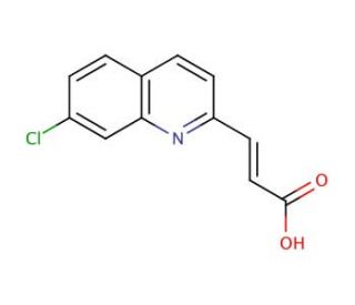 3-(7-chloroquinolin-2-yl)acrylic acid - chemical structure image