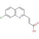 3-(7-chloroquinolin-2-yl)acrylic acid - chemical structure image