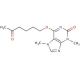 3,7-Dihydro-3,7-dimethyl-6-[(5-oxohexyl)oxy]-2H-purin-2-one - chemical structure image