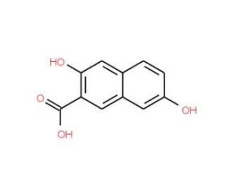 3,7-Dihydroxy-2-naphthoic acid (CAS 83511-07-3) - chemical structure image