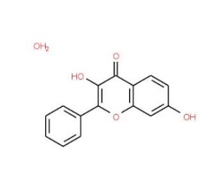 3,7-Dihydroxyflavone hydrate - chemical structure image