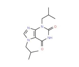 3,7-Diisobutyl-3,7-dihydro-purine-2,6-dione - chemical structure image