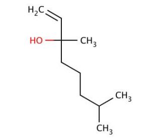 3,7-Dimethyl-1-octen-3-ol (CAS 18479-49-7) - chemical structure image