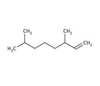 3,7-Dimethyl-1-octene (CAS 4984-01-4) - chemical structure image