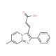 3-(7-Methyl-2-phenyl-imidazo[1,2-a]pyridin-3-yl)-acrylic acid - chemical structure image