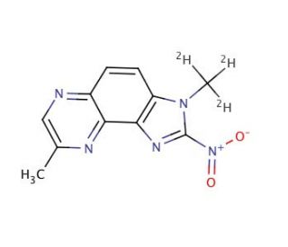 3,8-Dimethyl-2-nitro-3H-imidazo[4,5-F]quinoxaline-d3 - chemical structure image