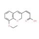 3-(8-ethoxy-2H-chromen-3-yl)acrylic acid - chemical structure image
