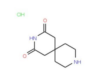 3,9-diazaspiro[5.5]undecane-2,4-dione hydrochloride (CAS 1193388-13-4) - chemical structure image