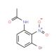 3-Acetamido-1-bromo-2-nitrobenzene (CAS 99233-18-8) - chemical structure image
