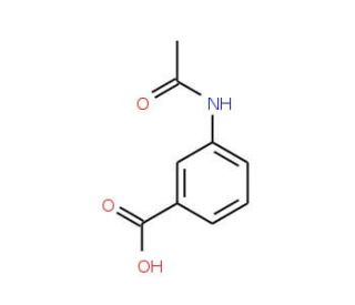 3-Acetamidobenzoic Acid (CAS 587-48-4) - chemical structure image