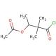 3-Acetoxy-2,2-dimethylbutyryl Chloride (CAS 859082-28-3) - chemical structure image
