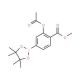 3-Acetoxy-4-methoxycarbonylphenylboronic acid, pinacol ester (CAS 1073355-18-6) - chemical structure image