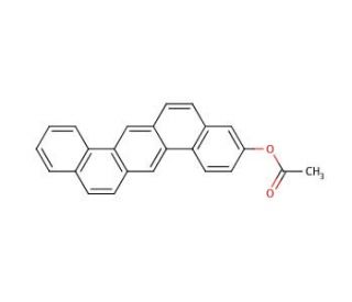 3-Acetoxydibenz[a,h]anthracene (CAS 72378-87-1) - chemical structure image