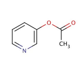 3-Acetoxypyridine (CAS 17747-43-2) - chemical structure image
