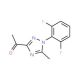 3-Acetyl-1-(2,6-difluorophenyl)-5-methyl-1,2,4-triazole - chemical structure image