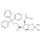 3-Acetyl-1,2-O-isopropylidene-6-O-trityl-β-L-arabino-hexofuranos-5-ulose (CAS 109680-98-0) - chemical structure image