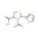 3-acetyl-2-(2-furyl)-1,3-thiazolidine-4-carboxylic acid - chemical structure image