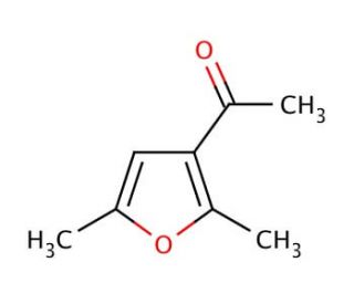3-Acetyl-2,5-dimethylfuran (CAS 10599-70-9) - chemical structure image