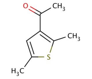 3-Acetyl-2,5-dimethylthiophene (CAS 2530-10-1) - chemical structure image