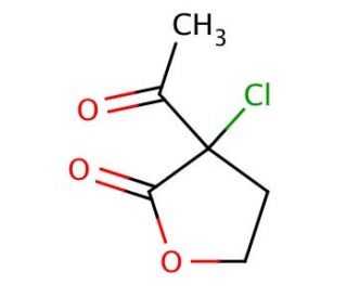 3-Acetyl-3-chlorodihydrofuranone - chemical structure image
