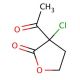 3-Acetyl-3-chlorodihydrofuranone - chemical structure image