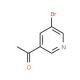 3-Acetyl-5-bromopyridine (CAS 38940-62-4) - chemical structure image