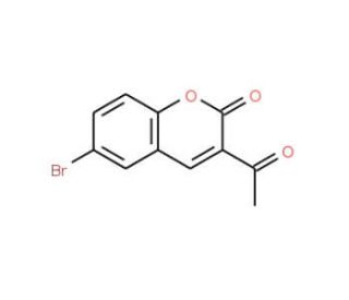 3-Acetyl-6-bromocoumarin (CAS 2199-93-1) - chemical structure image