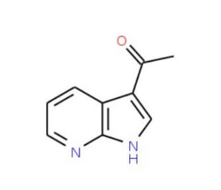 3-Acetyl-7-azaindole (CAS 83393-46-8) - chemical structure image