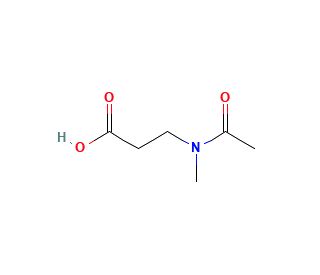 3-[Acetyl(methyl)amino]propanoic acid (CAS 58706-66-4) - chemical structure image