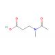 3-[Acetyl(methyl)amino]propanoic acid (CAS 58706-66-4) - chemical structure image