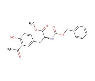 3-Acetyl-N-benzyloxycarbonyl-L-tyrosine Methyl Ester - chemical structure image