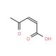 3-Acetylacrylic acid 的分子结构, CAS编号: 4743-82-2 3-Acetylacrylic acid (CAS 4743-82-2) - chemical structure image