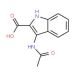 3-Acetylamino-1H-indole-2-carboxylic acid - chemical structure image