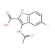 3-Acetylamino-5-fluoro-1H-indole-2-carboxylic acid 的分子结构 3-Acetylamino-5-fluoro-1H-indole-2-carboxylic acid - chemical structure image