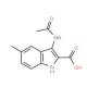 3-Acetylamino-5-methyl-1H-indole-2-carboxylic acid - chemical structure image