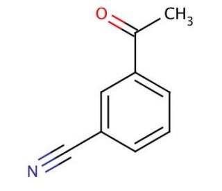 3-Acetylbenzonitrile (CAS 6136-68-1) - chemical structure image