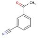 3-Acetylbenzonitrile (CAS 6136-68-1) - chemical structure image