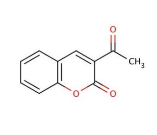 3-Acetylcoumarin (CAS 3949-36-8) - chemical structure image