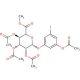 3-(Acetyloxy)-5-iodophenol-2',3',4'-tri-O-acetyl-β-D-glucuronide Methyl Ester 的分子结构, CAS编号: 490028-21-2 3-(Acetyloxy)-5-iodophenol-2′,3′,4′-tri-O-acetyl-β-D-glucuronide Methyl Ester (CAS 490028-21-2) - chemical structure image