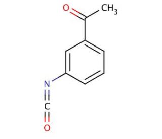 3-Acetylphenyl isocyanate (CAS 23138-64-9) - chemical structure image