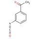 3-Acetylphenyl isocyanate (CAS 23138-64-9) - chemical structure image